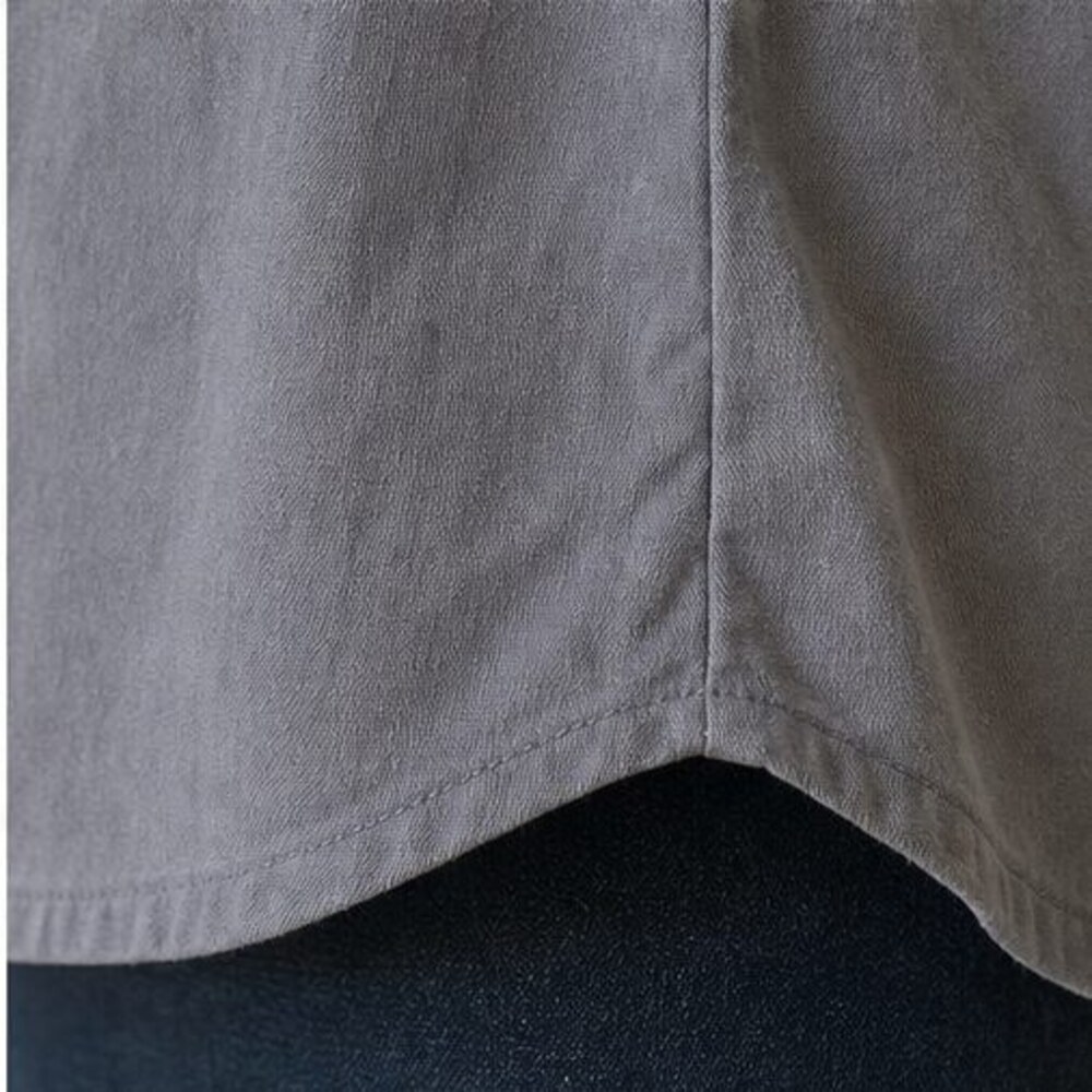 Gray Ruffle Blouse - Picture 6 of 6